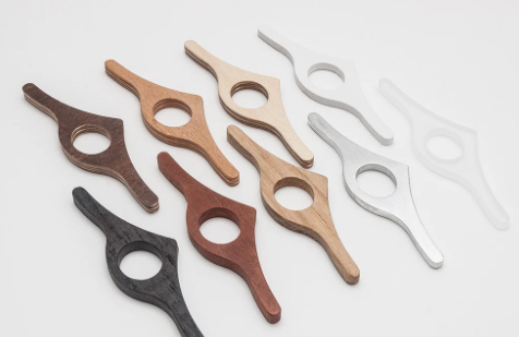 one hand book holder.